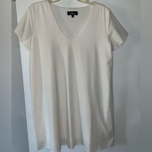 Lulus freestyle white shift dress